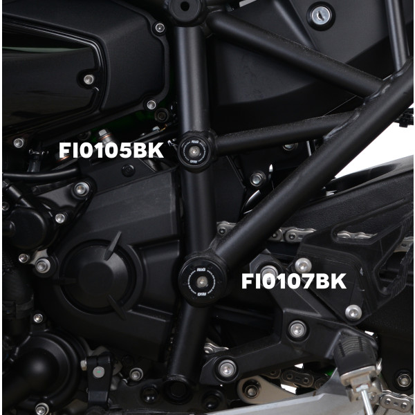 R&G Frame Plug for Kawasaki Ninja H2(R) '15-  & Ninja H2 SX '18- (Middle)